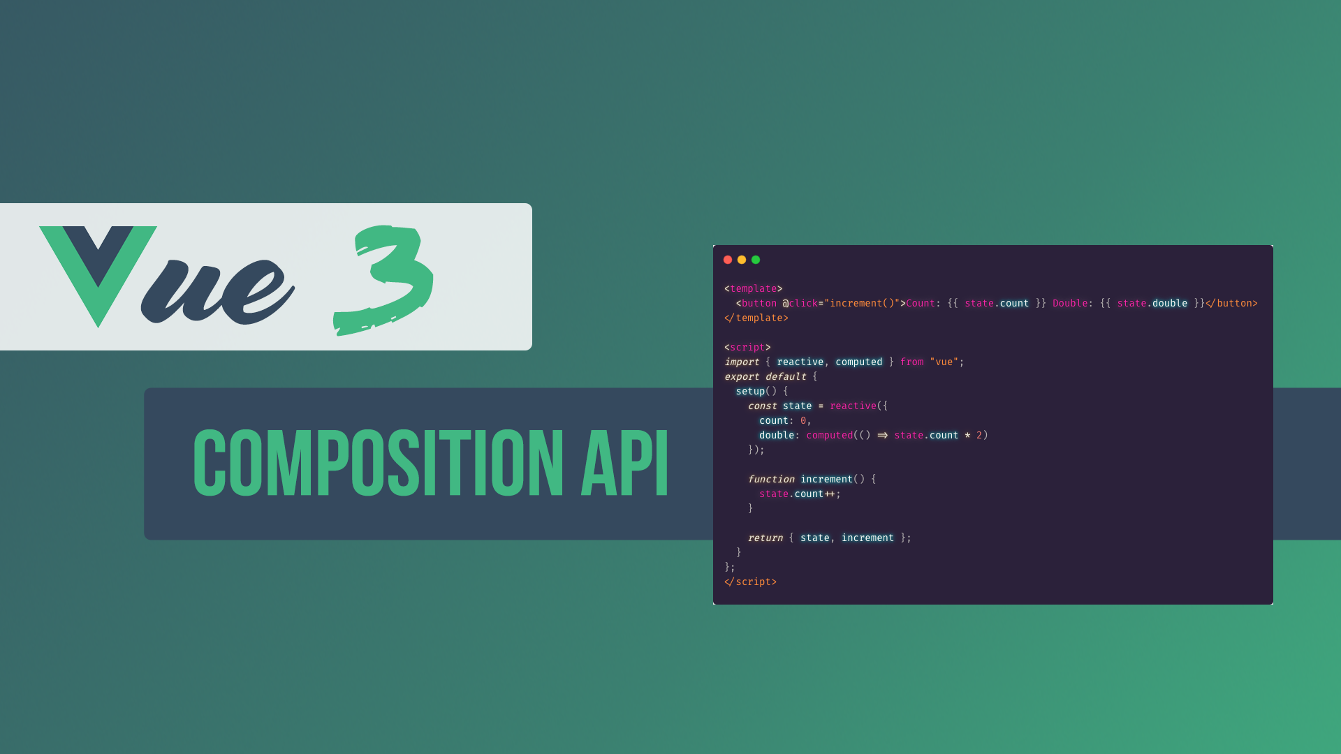 Start using Vue 3 in a new project right now