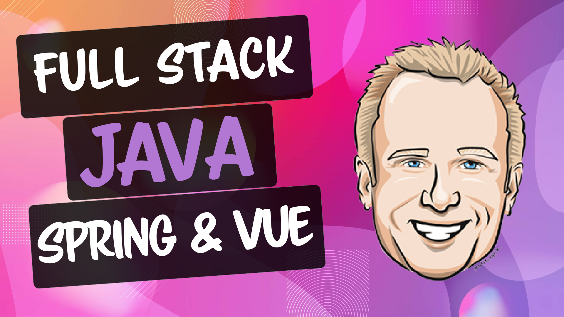Full Stack Java development with Spring Boot and VueJS
