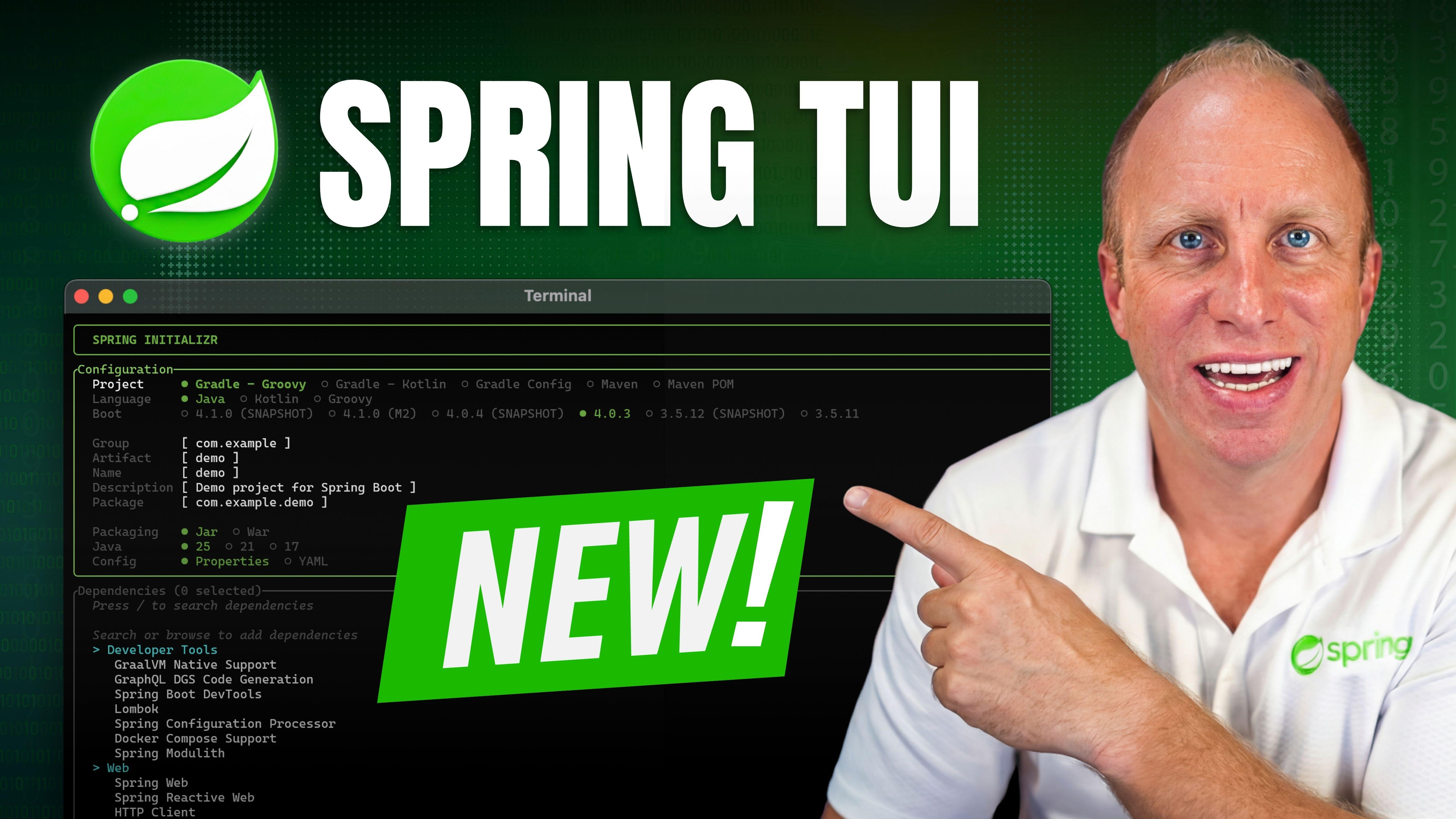Building a Spring Initializr Terminal UI with Java