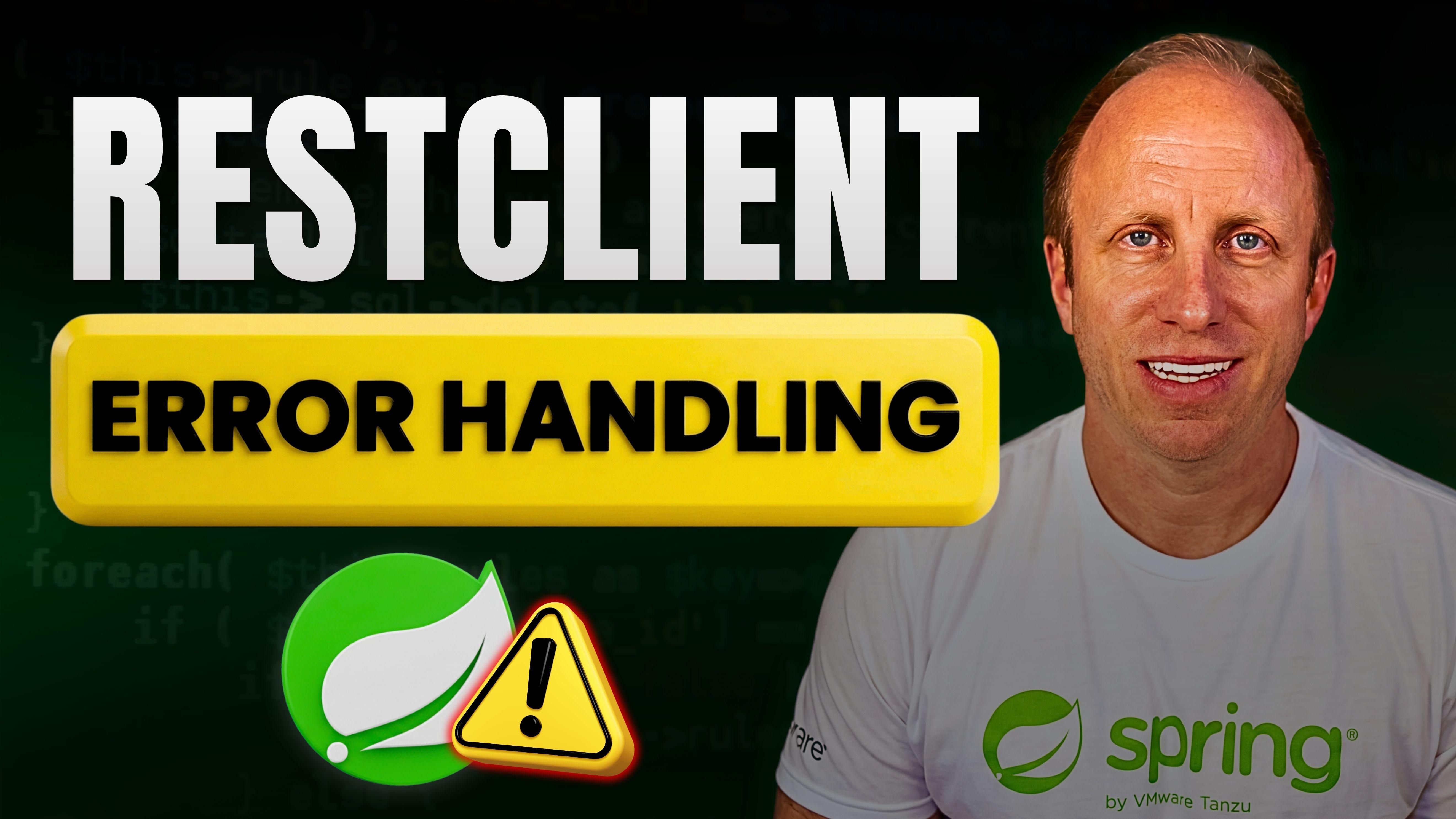 Getting Started with Error Handling in the RestClient