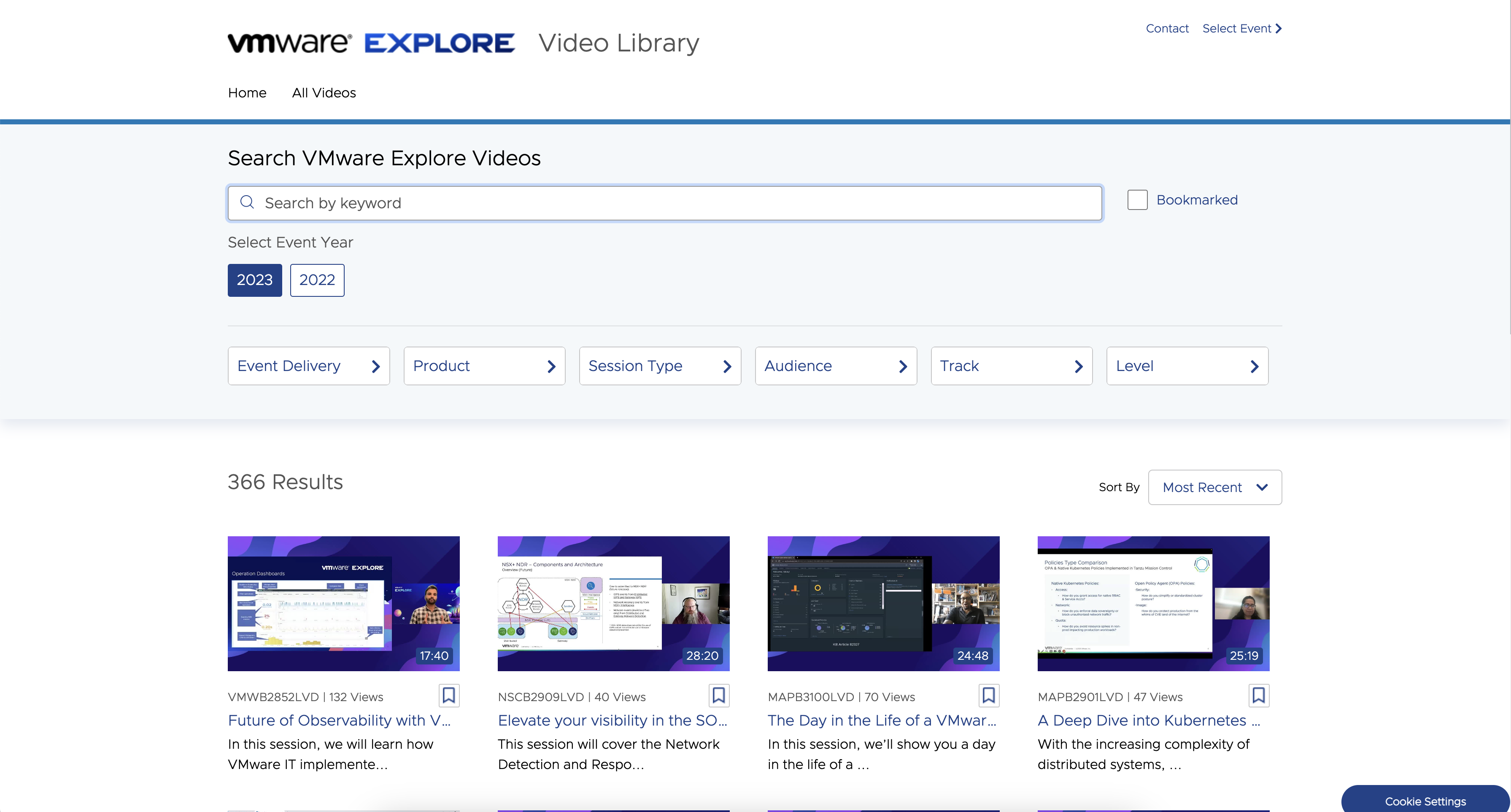 VMware Explore Library